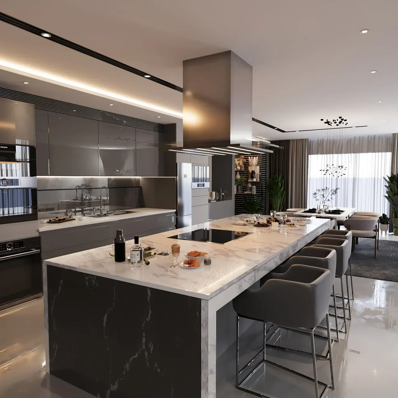 Kitchen Design render